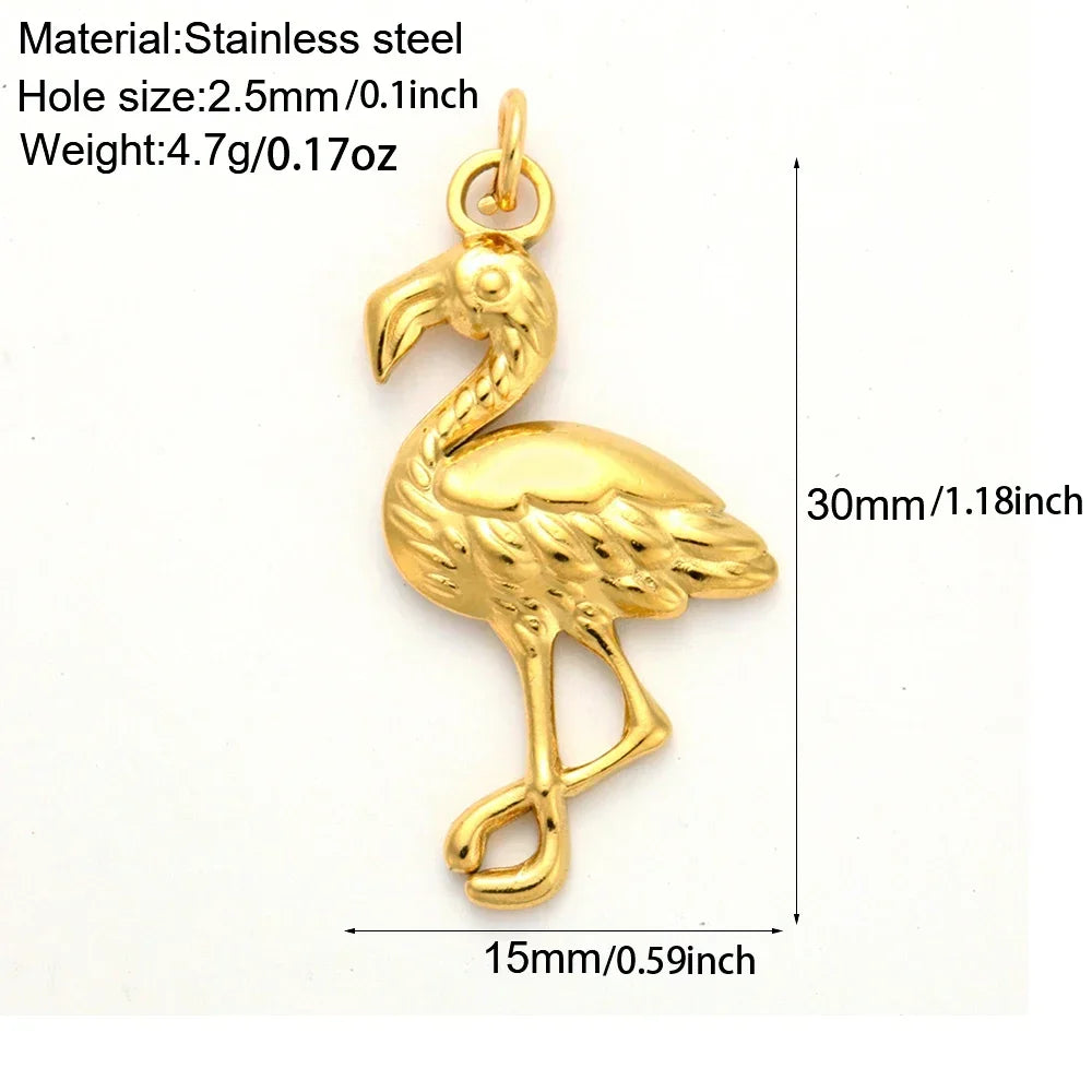 Golden Stainless Steel DIY Pendant Necklace