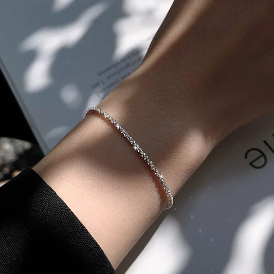 Shiny Stainless Steel Chain Bracelet