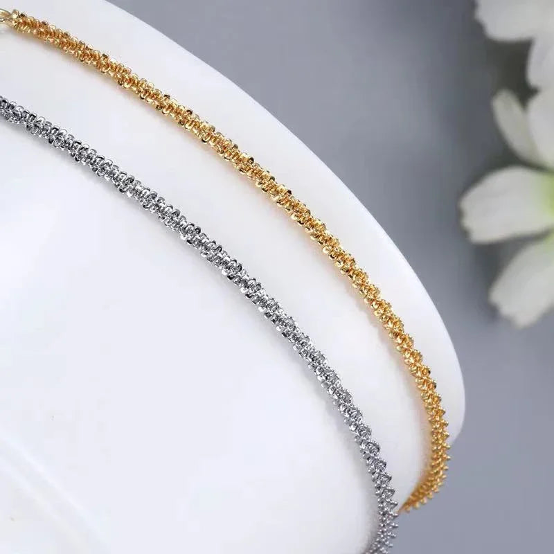 Shiny Stainless Steel Chain Bracelet