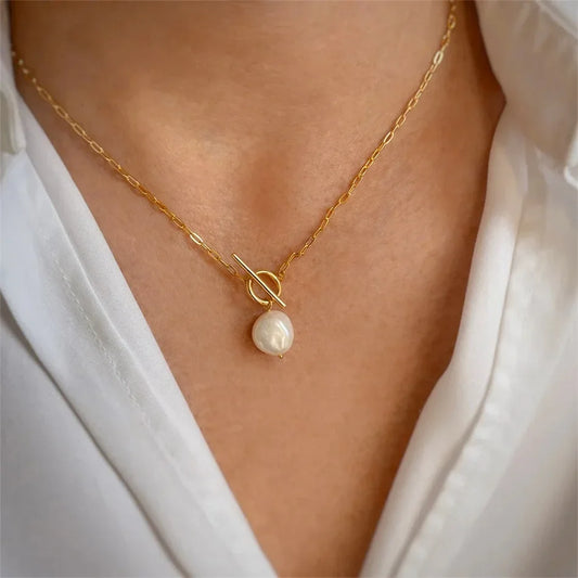 Baroque Freshwater Pearl Choker Necklace