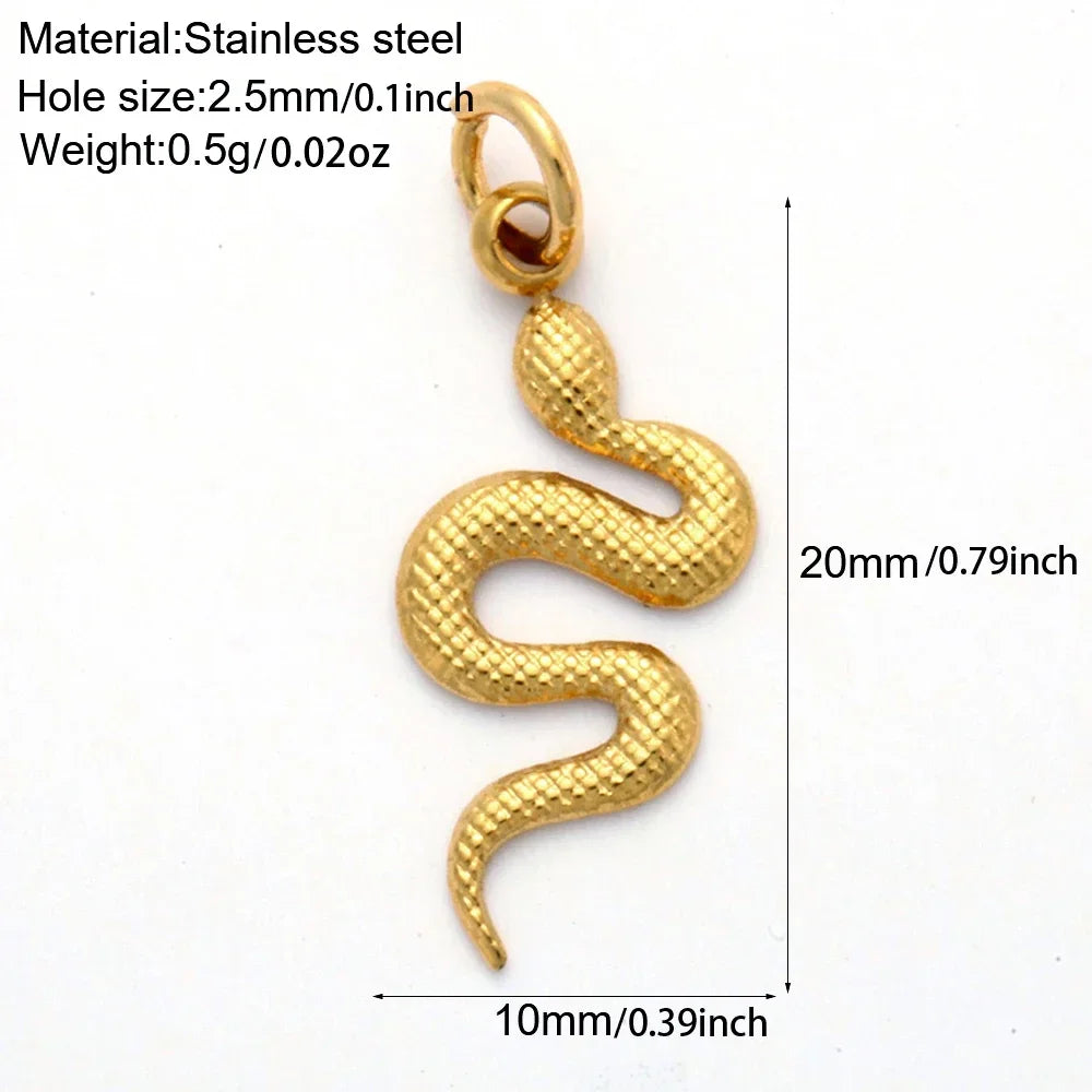 Golden Stainless Steel DIY Pendant Necklace