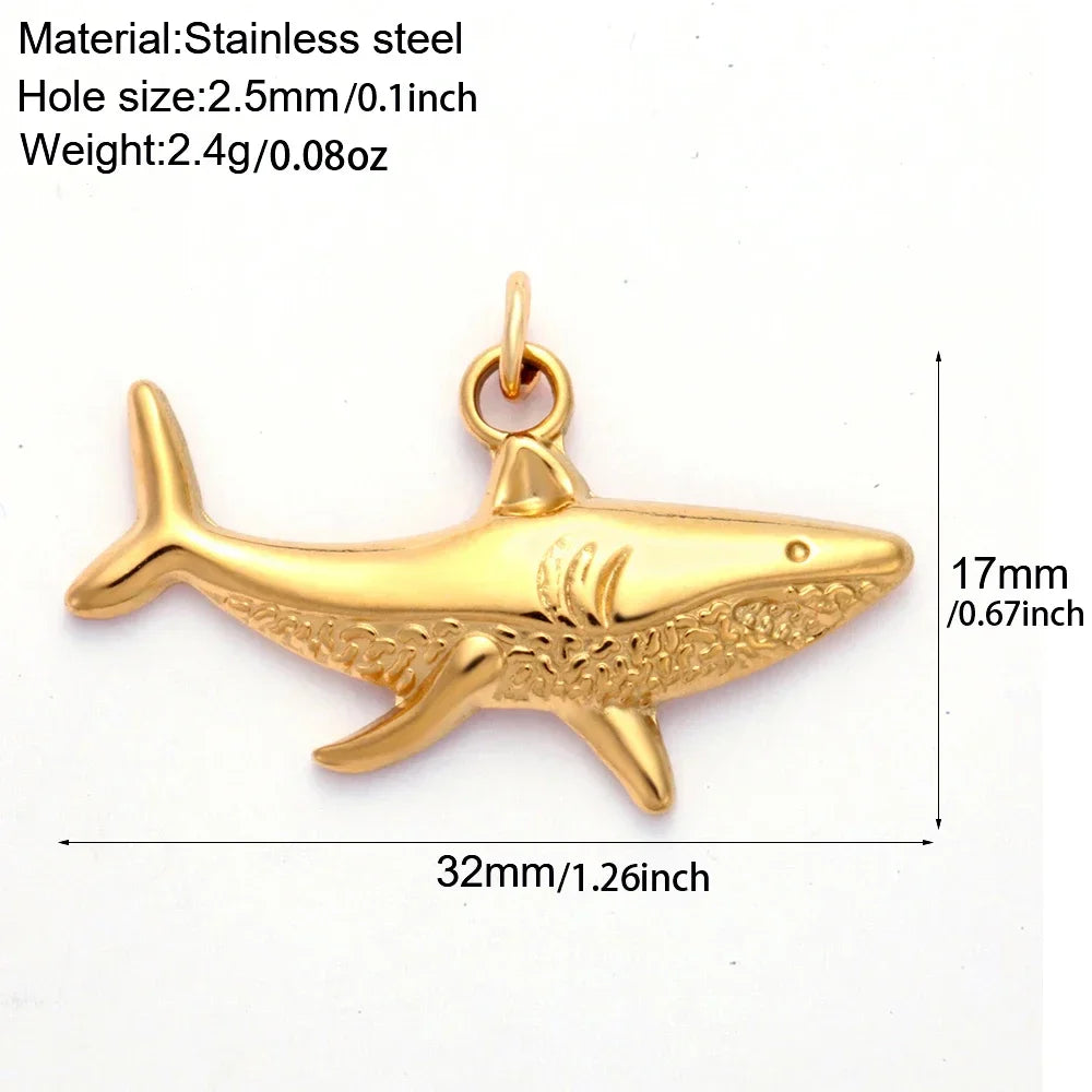 Golden Stainless Steel DIY Pendant Necklace